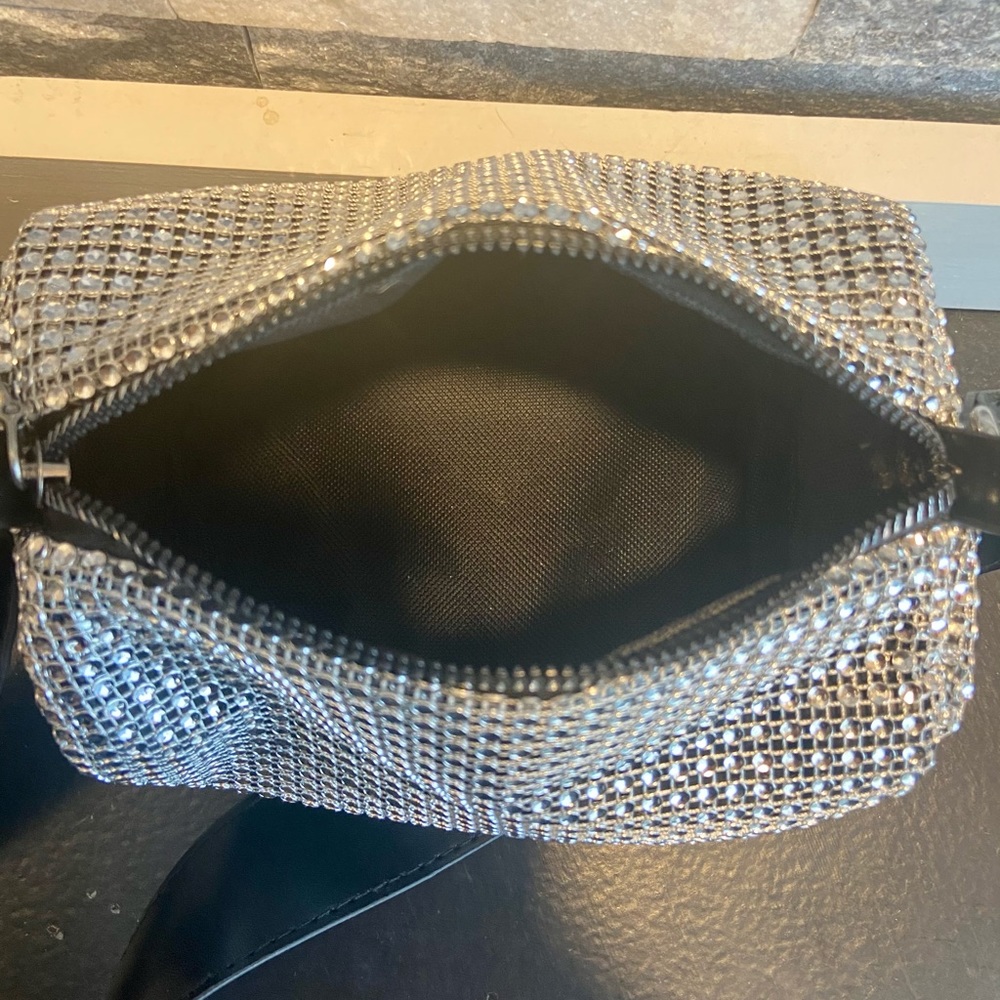 COPY - Studded Rhinestone Shoulder Bag - Picture 4 of 4